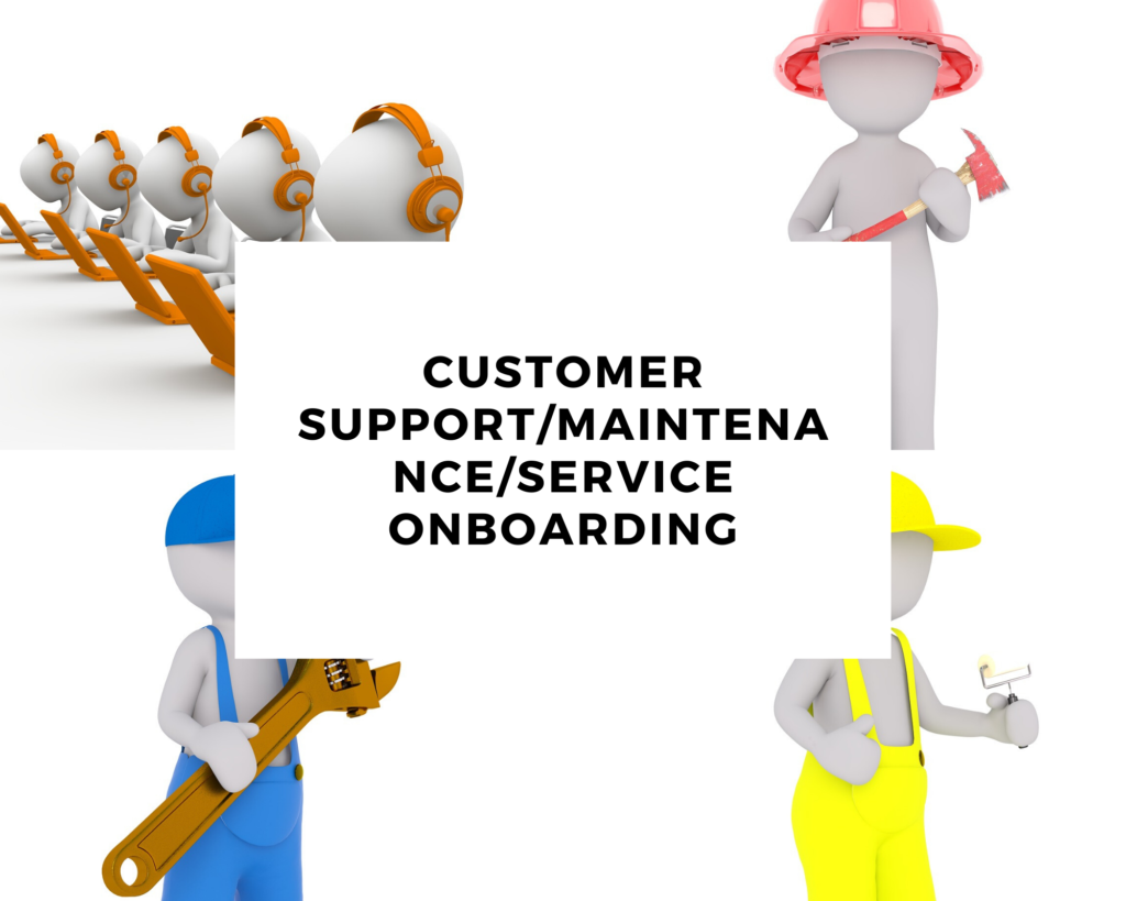Customer Support Maintenance Service Onboarding